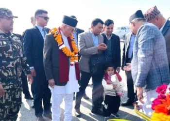 प्रधानमन्त्री ओली लुम्बिनीमा
