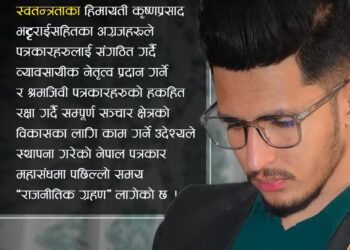 के तपाईँ बन्न सक्नुहुन्छ पत्रकारको नेता ?