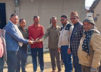 जनप्रतिनिधीद्वारा वाढी र हात्तीपीडितलाई राहत