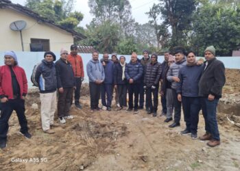 बेदकोट ६ नम्बर वडा भवनको शिलान्यास