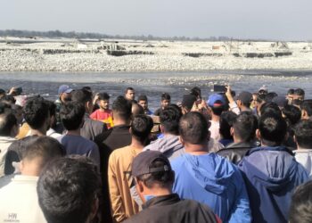 काँग्रेस नेता कलौनीको महाकालीमा अन्त्येष्टी