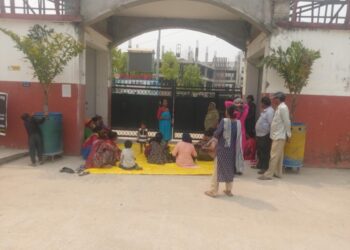 भीमदत्तमा अर्ध नग्न जुलुश र धर्ना