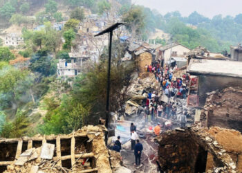 अछामको जयगढ आगलागी पीडितलाई सरकारले ५० लाख दिने