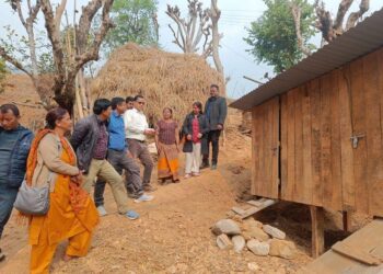 उत्पादन बढाउन आधुनिक खोर निर्माणमा जोड दिँदै वालिङ नगरपालिका