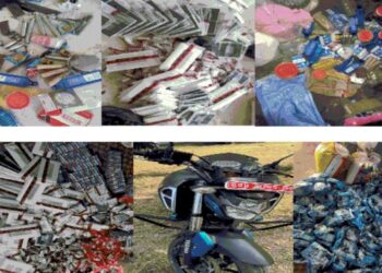 अबैध रुपमा भारतबाट भन्सार छली ल्याएका सामान बरामद