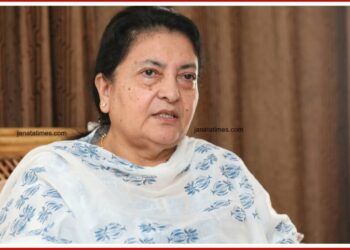 पूर्वराष्ट्रपति विद्यादेवी भण्डारीले समतामूलक, न्यायपूर्ण र सभ्य समाज निर्माणतर्फ अग्रसर हुनु सबैमा आह्वान