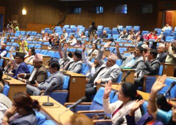 सरकारको नीति तथा कार्यक्रम प्रतिनिधिसभाबाट बहुमतले पारित