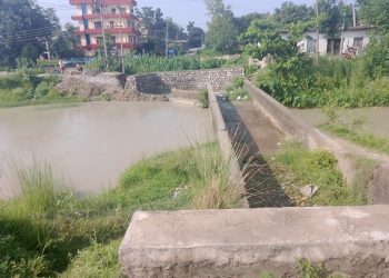 नाला थुनेर नहरमा पानी फाल्न पर्खाल बन्दा समेत महाकाली सिँचाई कार्यालय उदासिन
