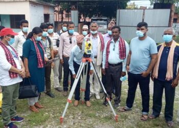 भूमि आयोगद्वारा कञ्चनपुरमा जग्गा नापीको काम सुरु