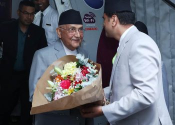 प्रधानमन्त्री ओली मेड्रिडमा