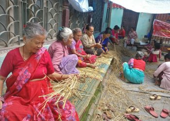 वृद्धवृद्धाहरूलाई सीप विकास तालिम : स्वनिर्भर बनाउने उद्देश्य