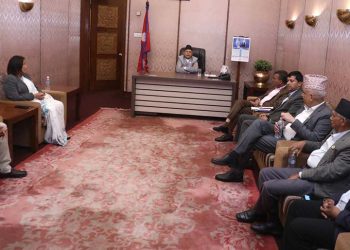 रास्वपाको संसद अवरोध हटाउन सभामुखद्वारा प्रमुख दलसँग छलफल