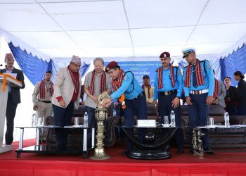 सडक र सवारी लक्षित मनसुनजन्य बिपद् न्यूनिकरण अभियान शुभारम्भ