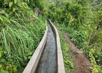 चुरे बस्तीमा बनेको पक्की सिँचाइ कुलो स्थानीयका लागि बहुउपयोगी