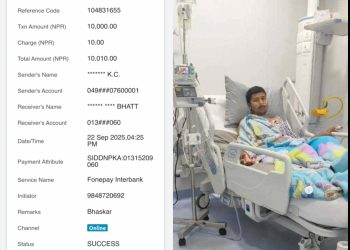 होली खेलेरका मुटुरोगसंग लडिरहेका पत्रकार भट्टलाई उपचार खर्च