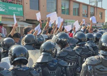 धनगढीमा एमाले नेता बस्नेत आगमनपछि झडप, एक जेनजी समर्थक घाइते