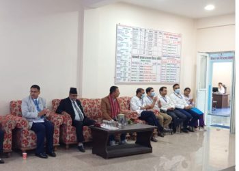 महाकाली प्रादेशिक अस्पतालका अध्यक्ष पन्तद्वारा पदभार ग्रहण