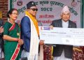 वैदेशिक रोजगारीबाट फर्किएका विजय चौधरी राष्ट्रिय उत्कृष्ट कृषक सम्मानित