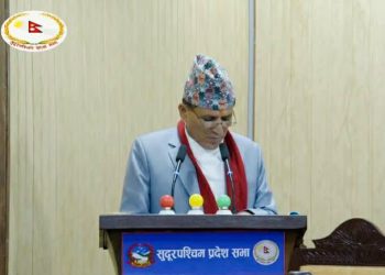 प्रतिपक्षीको अवरोधकै बीच सुदूरपश्चिम सरकारले ल्यायो ३७ अर्ब ७० करोडको बजेट