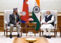 भारतीय प्रधानमन्त्री मोदीसँग रास्वपा सभापति लामिछानेको भेट